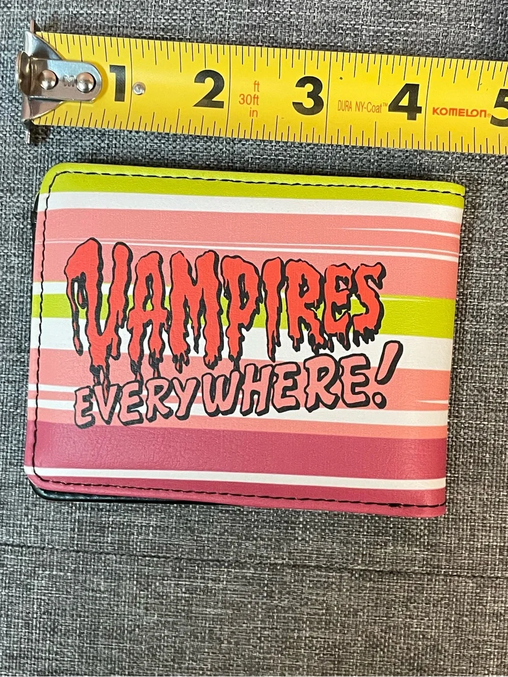 Buckle-Down Pink, Green & White Kids Motorcycle Wallet
